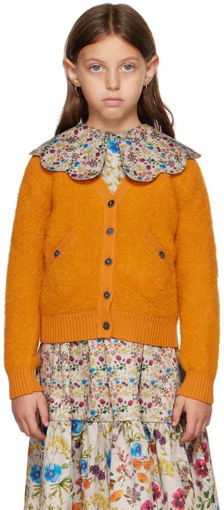 Misha & Puff Kids Orange Everyday Cardigan