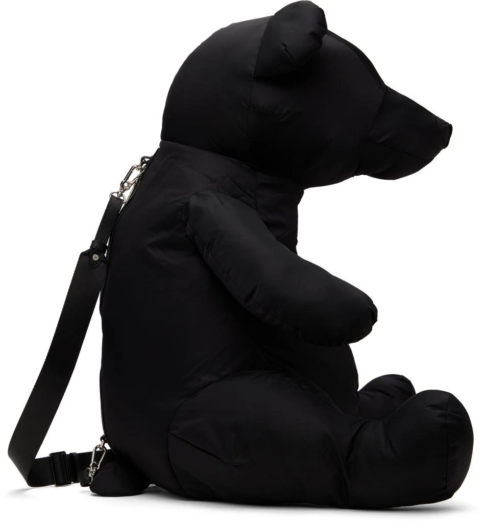 Maison MIHARA YASUHIRO Black "Dolls" Bear Big Shoulder Bag 1