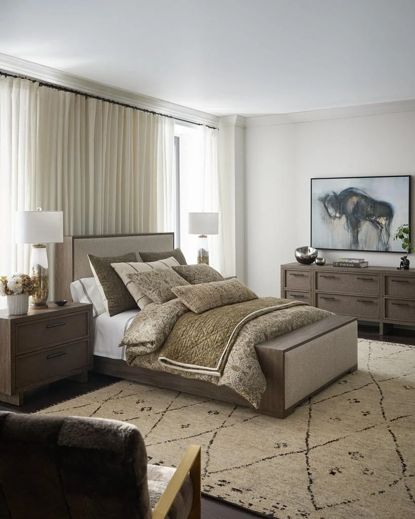 Amity Home Savona Embroidered Pillowcase Pair, Standard 3