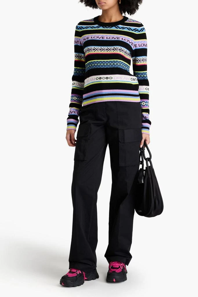 Chinti & Parker Intarsia wool and cashmere-blend sweater 2
