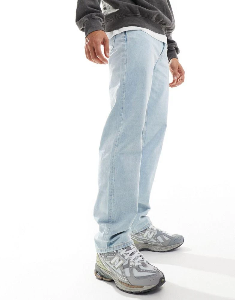 Weekday Weekday Klean straight fit jeans in opulent blue 5
