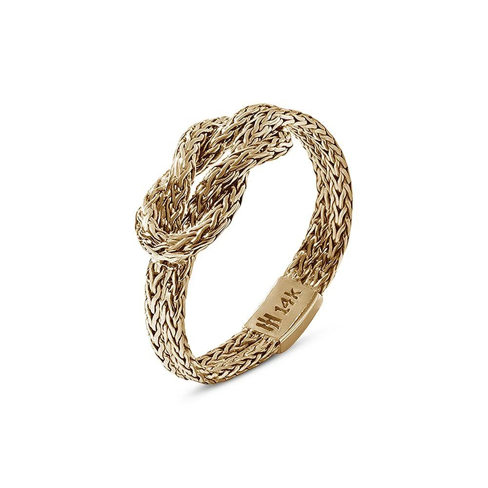 John Hardy 14K Yellow Gold Love Knot Ring 3