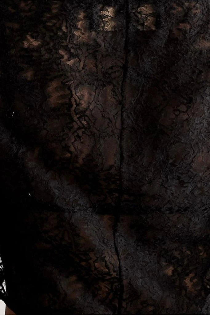CORTANA Laure cropped lace top 4