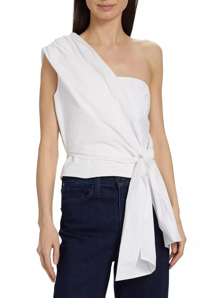 Hevron Dani Draped One-Shoulder Top 3