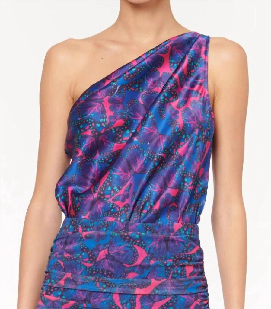 CAMI NYC Cami Nyc - Darby Asymmetrical Draped Bodysuit