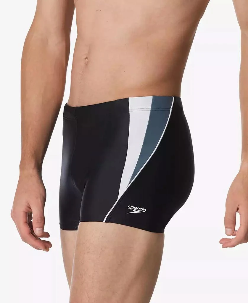 Speedo Men's Fitness Splice Stretch UPF 50+ Swim Trunks 3