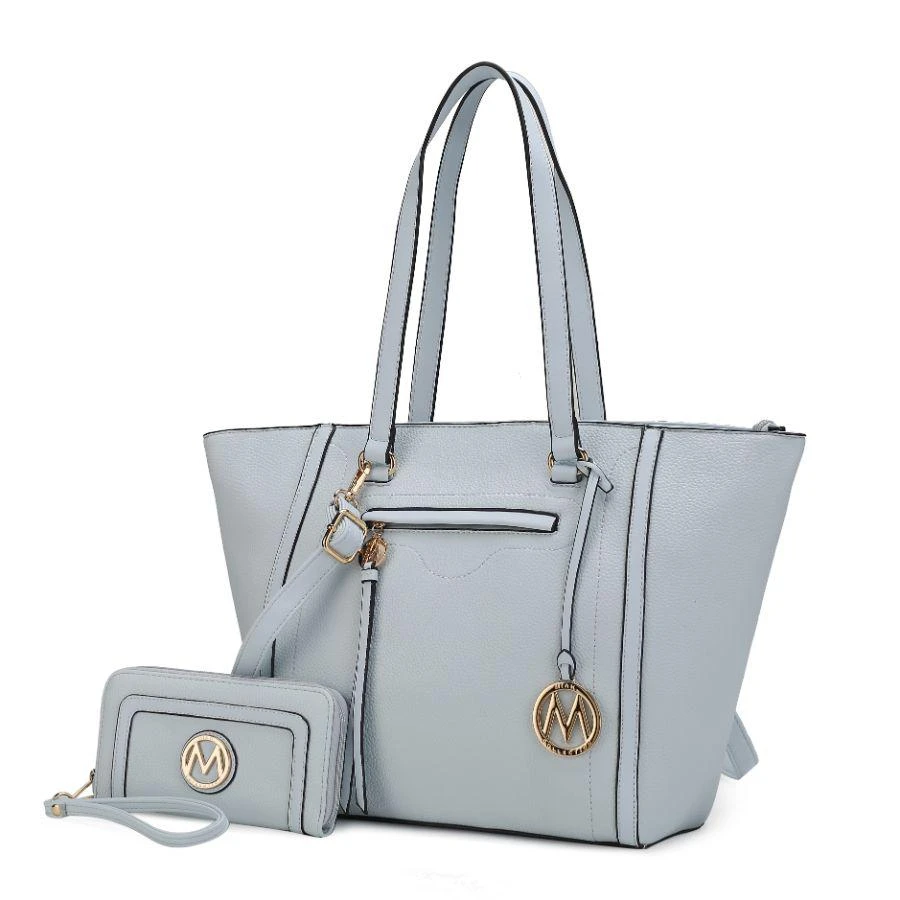 MKF Collection By Mia K. Alexandra Vegan Leather Women’s Tote Bag with Wallet – 2 pieces 9