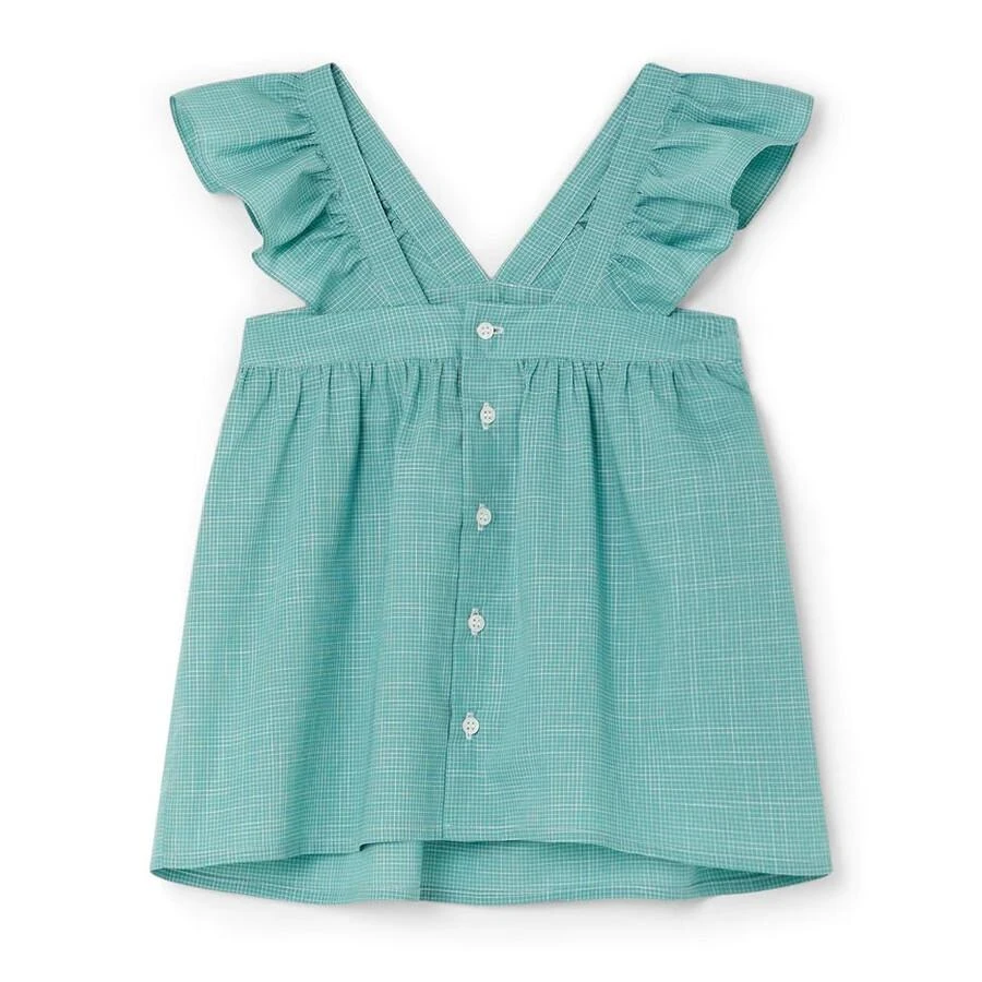 Bonpoint Emeraude Ruffle-Trim Smock Top 2
