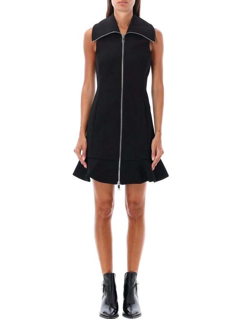 Ganni Ganni Bonded Crepe Mini Dress 2