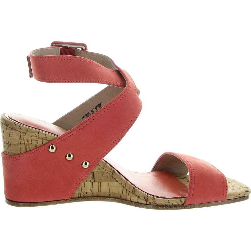 Donald J Pliner Womens Adjustable Leather Wedge Sandals