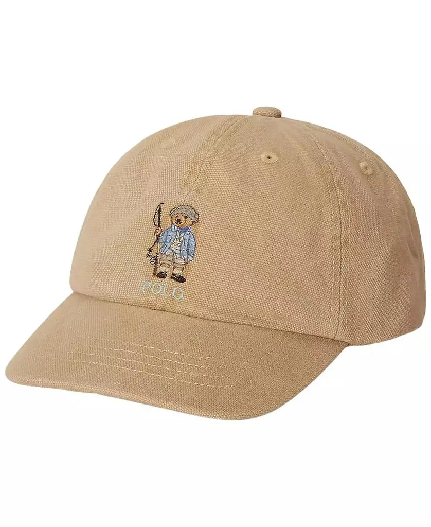 Ralph Lauren Boys' Polo Bear Canvas Ball Cap