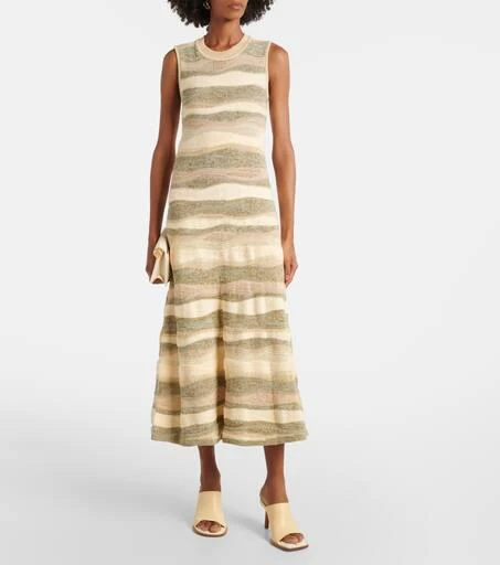 Ulla Johnson Gaia cotton-blend midi dress 2