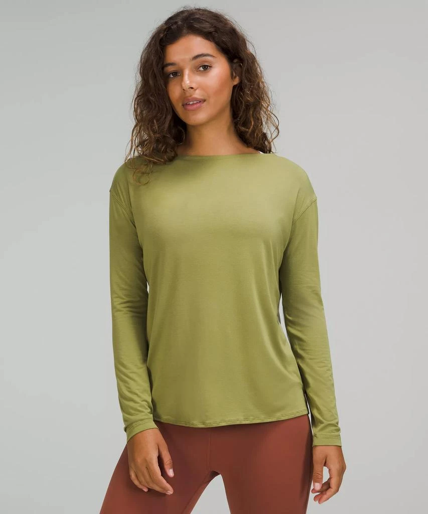 lululemon Modal-Blend Open-Back Long Sleeve Shirt 1