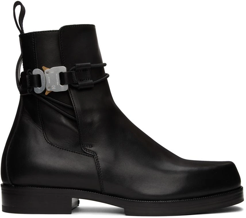 1017 ALYX 9SM Black Low Buckle Boots 1