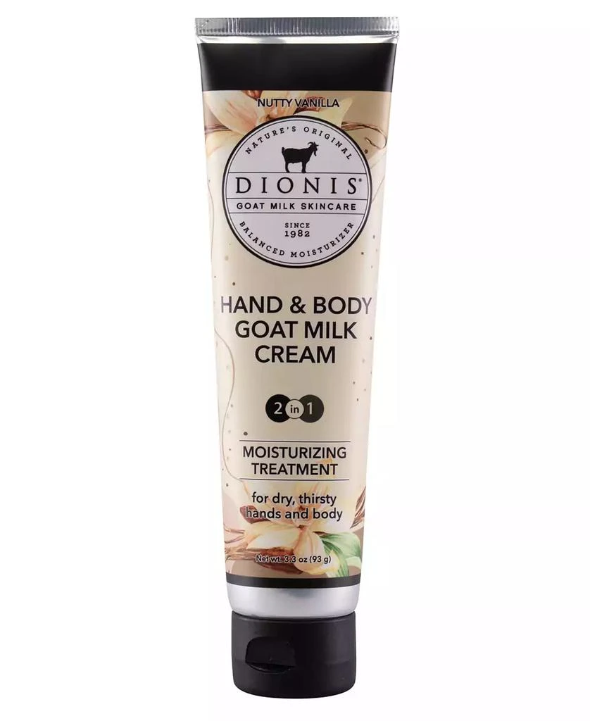 Dionis Nutty Vanilla Hand Body Goat Milk Cream 1