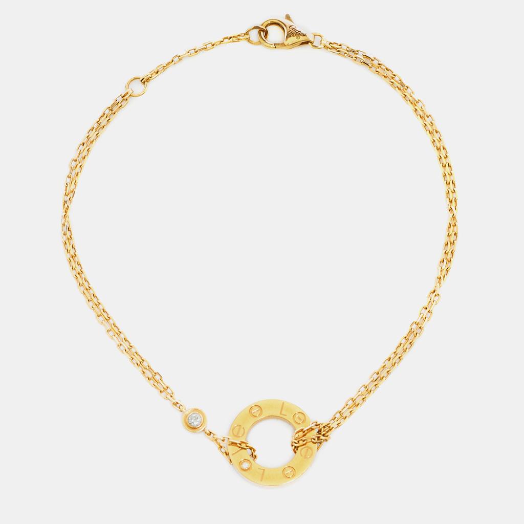 Cartier Cartier Love Diamond 18k Yellow Gold Bracelet