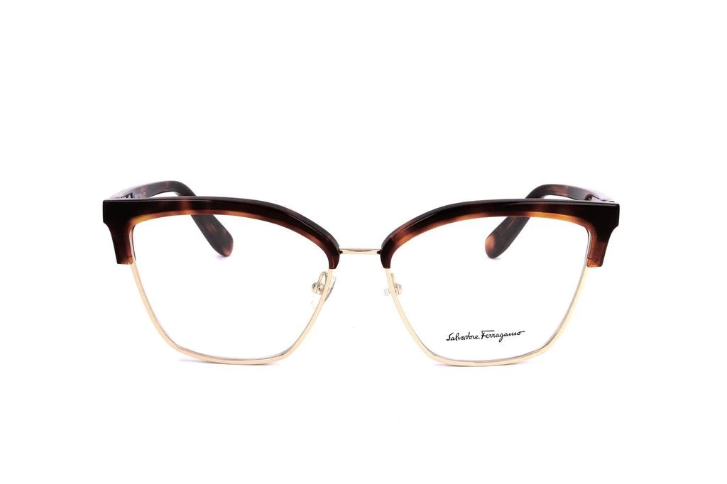 Salvatore Ferragamo Eyewear Salvatore Ferragamo Eyewear Square Frame Glasses 1