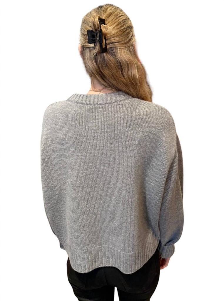 White + Warren White + Warren - Cashmere Blend Drop Shoulder Crewneck Sweater