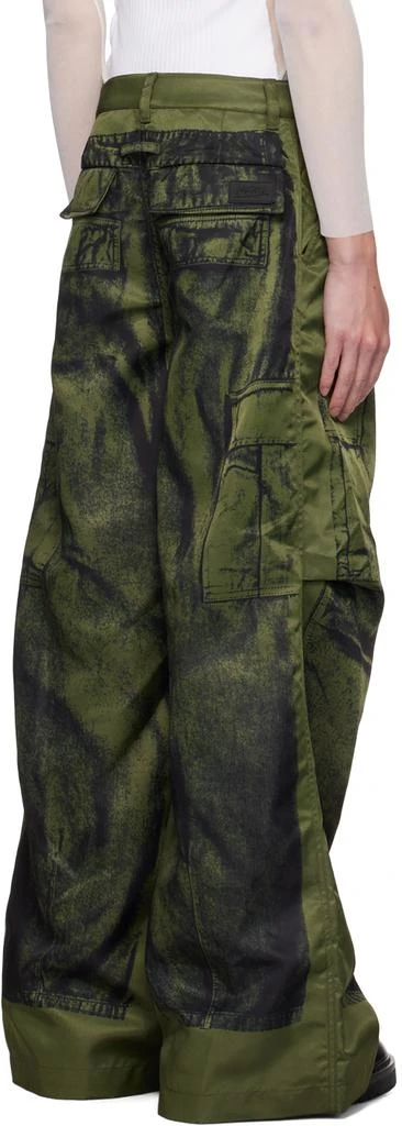 Jean Paul Gaultier Khaki 'The Trompe-L'œil' Cargo Pants 3