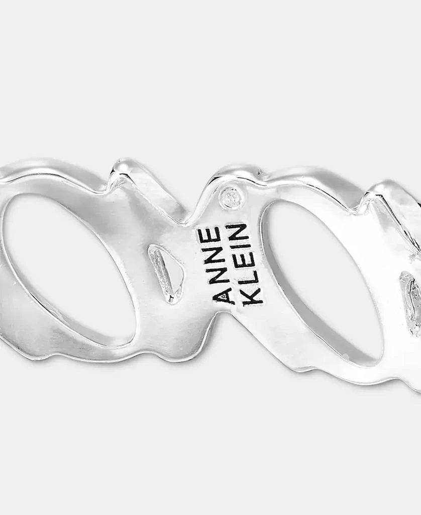 Anne Klein Pavé XOXO Bangle Bracelet 3