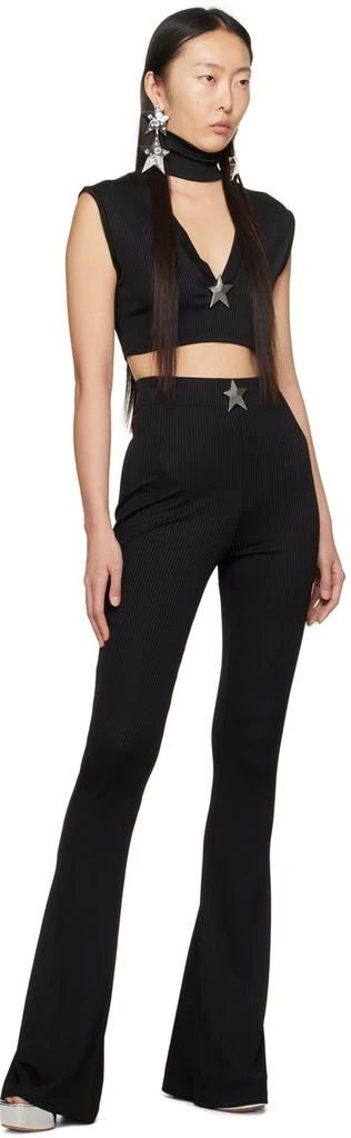 AREA Black Star Stud Trousers 4