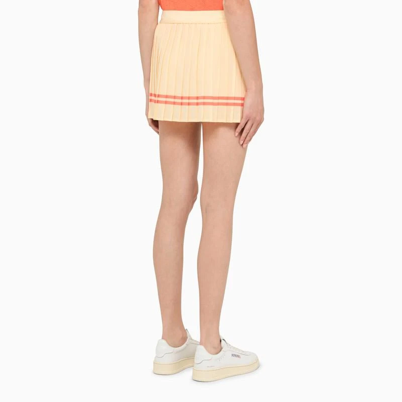 Sporty & Rich Almond pleated miniskirt 4
