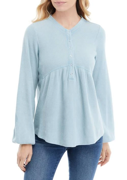 American Rag Rag Framed Henley Top 1