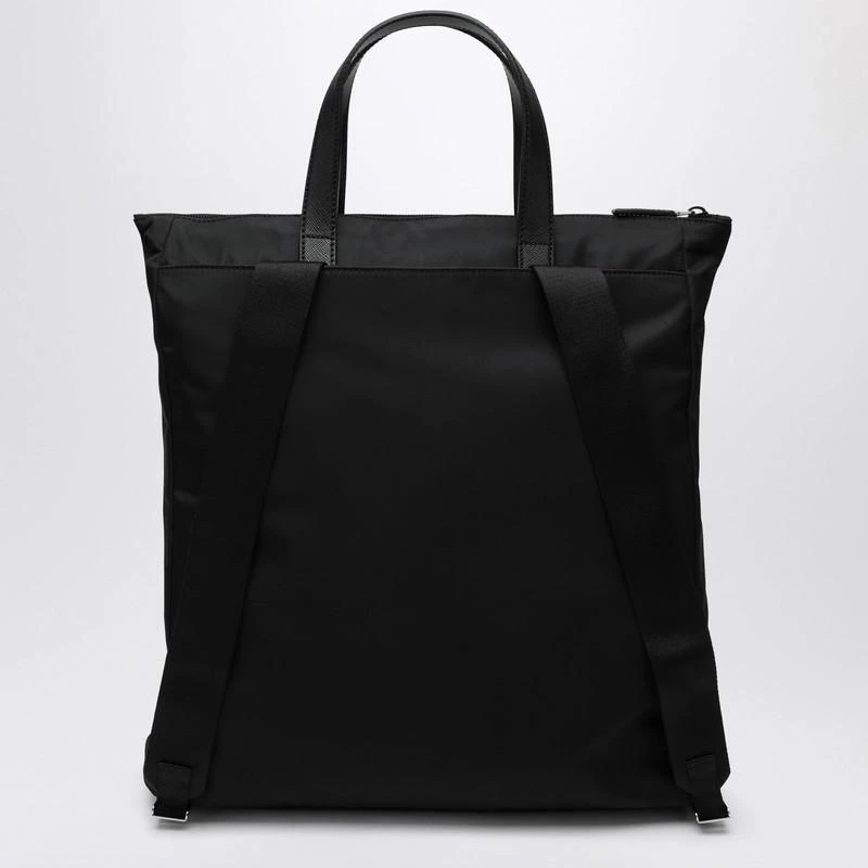 Prada Black Re-Nylon and Saffiano shopping bag 4