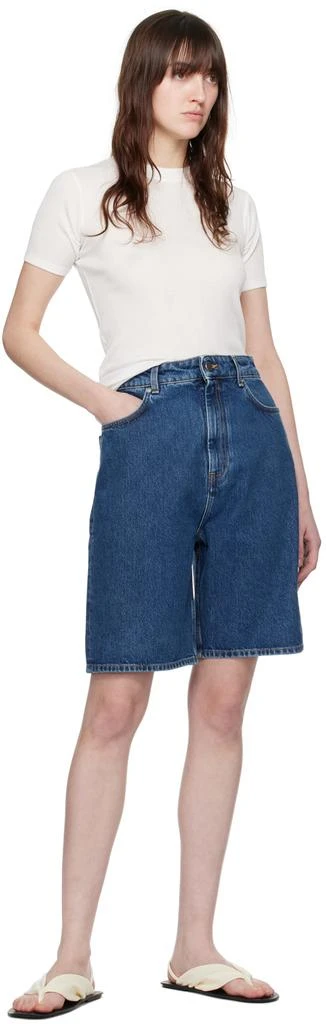Loulou Studio Blue Isu Denim Shorts 4