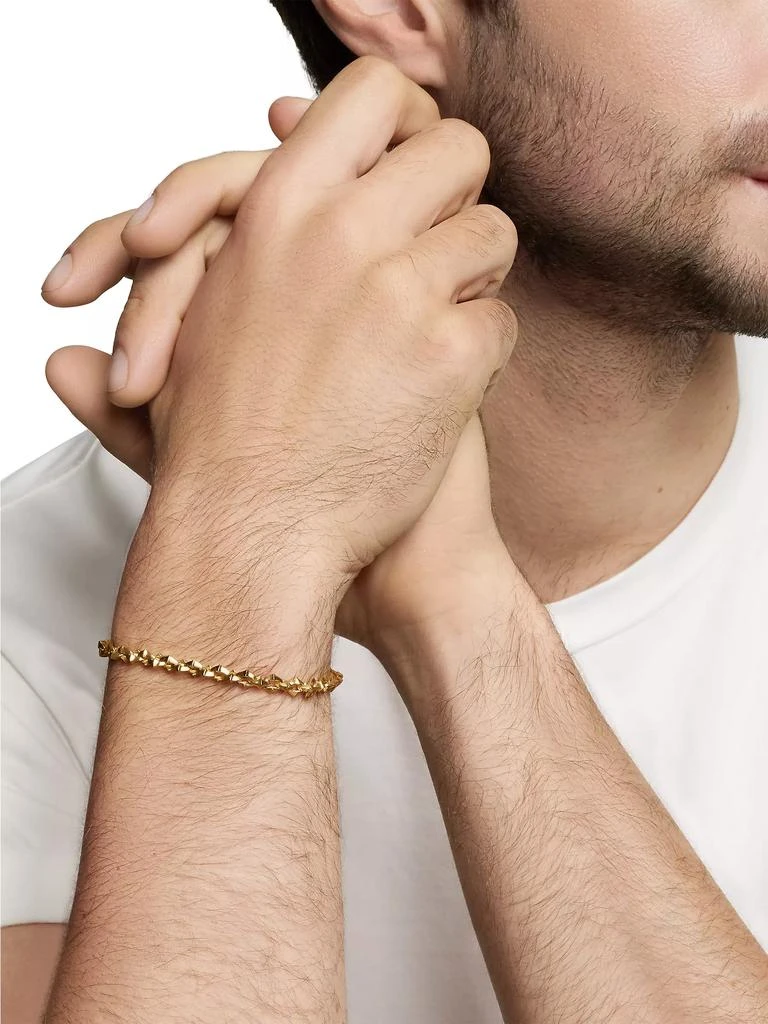 David Yurman Armory Chain Bracelet In 18K Yellow Gold 3