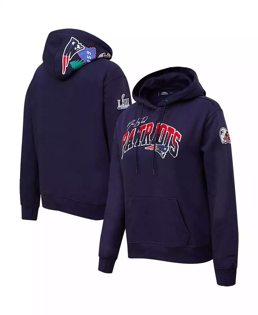 売れ筋商品|||プロスタンダード カットソー トップス レディース Women's Black New England Patriots Animal Print Fleece Pullover Hoodie Black womens-pro-standard-black-new-