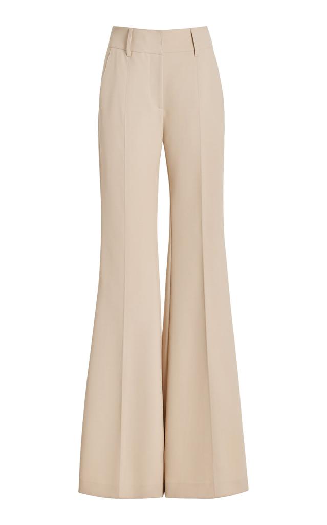 Gabriela Hearst Gabriela Hearst - Rhein Wool Crepe Wide-Leg Pants - Neutral - IT 40 - Moda Operandi