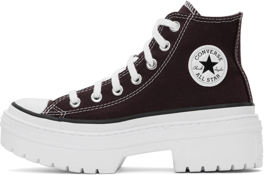 Converse Burgundy Chuck Taylor All Star Lugged Heel Platform Sneakers 3