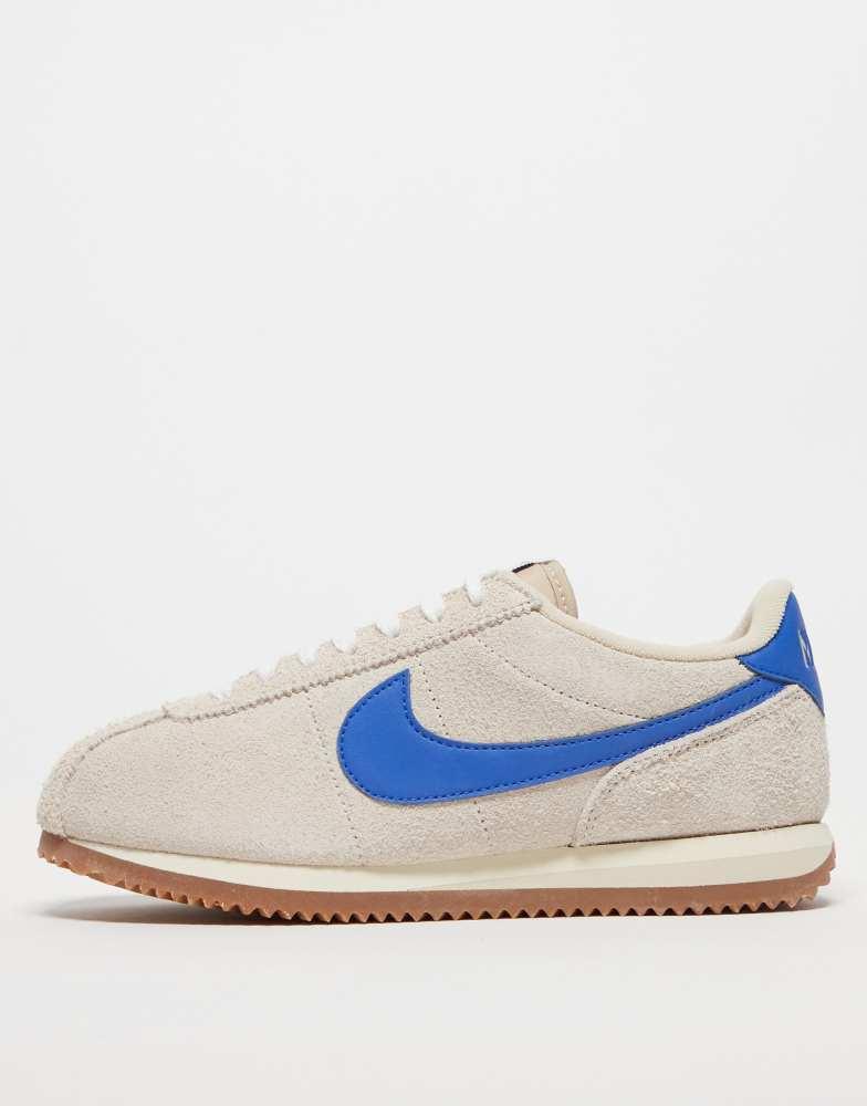 nike cortez suede blue