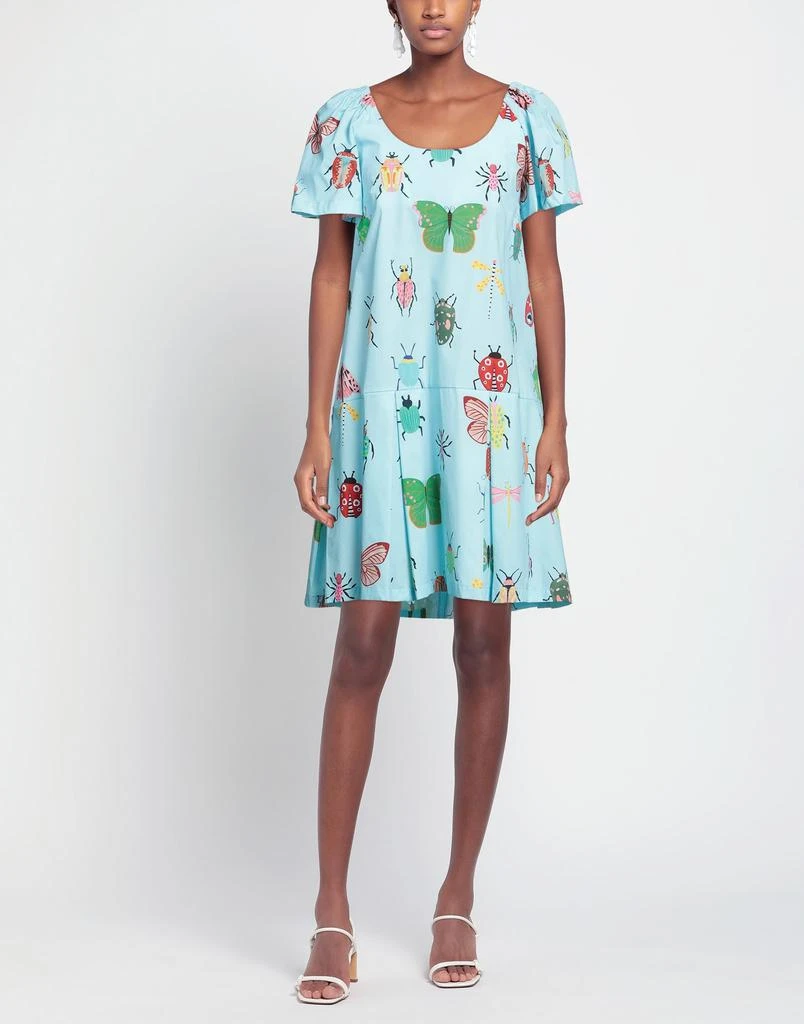 ROSE' A POIS Pleated dress 2