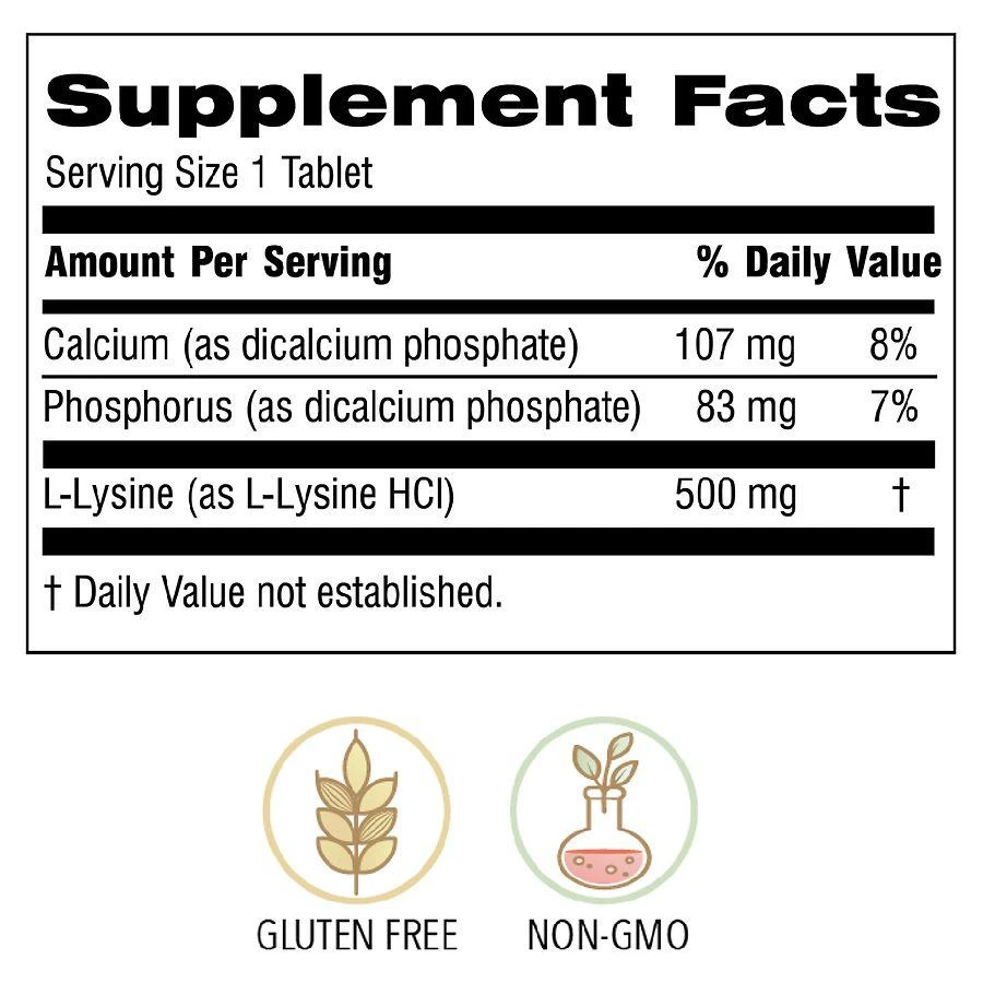 Botanic Choice L-Lysine 500mg 3