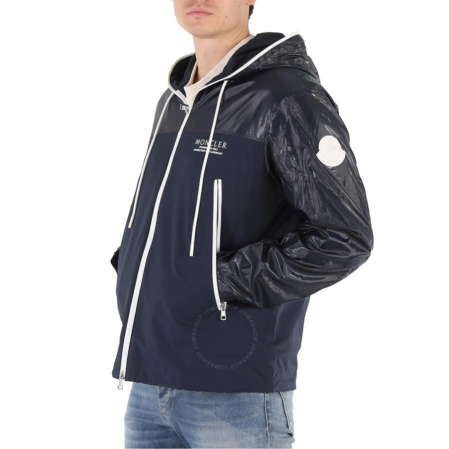 Moncler Men's Navy Vaugirard Logo Hooded Jacket 3