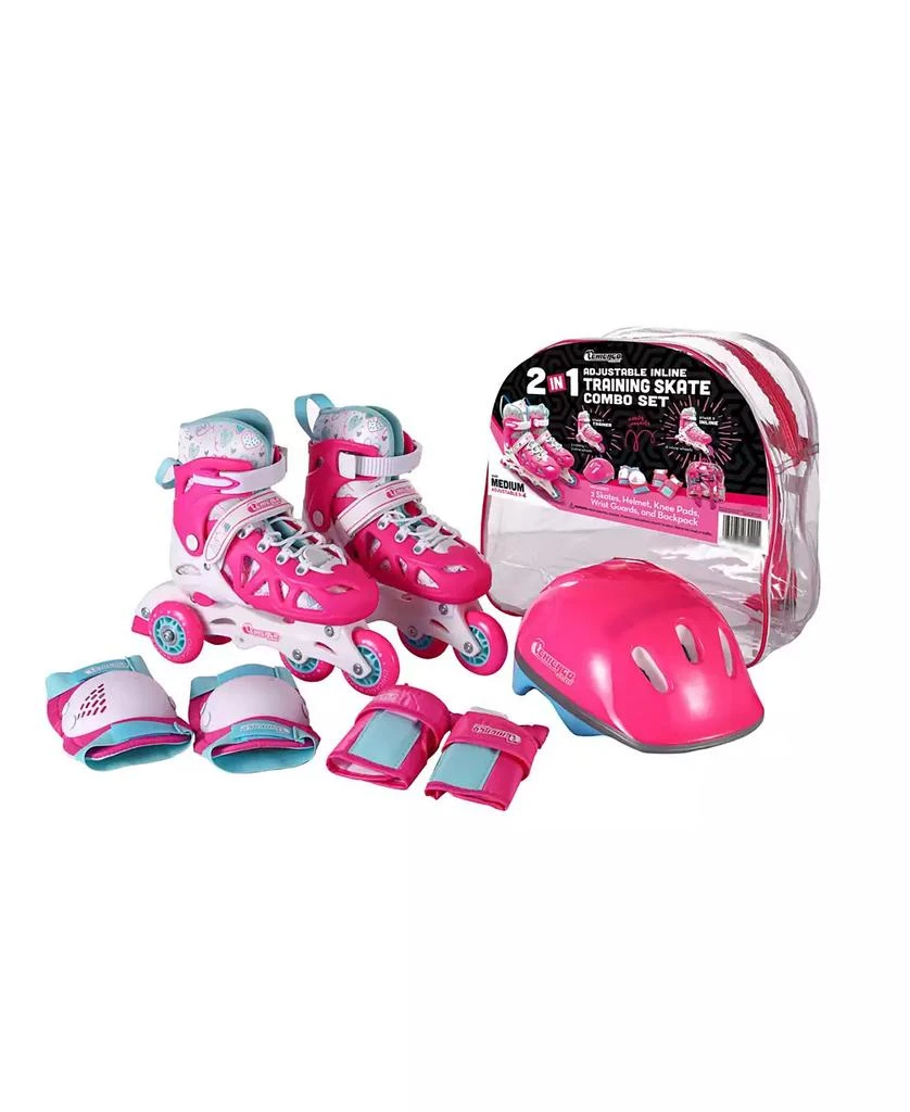 Chicago Skates Chicago Adjustable Inline Training Skate 8pc Combo Set - Size S (J10-J13)