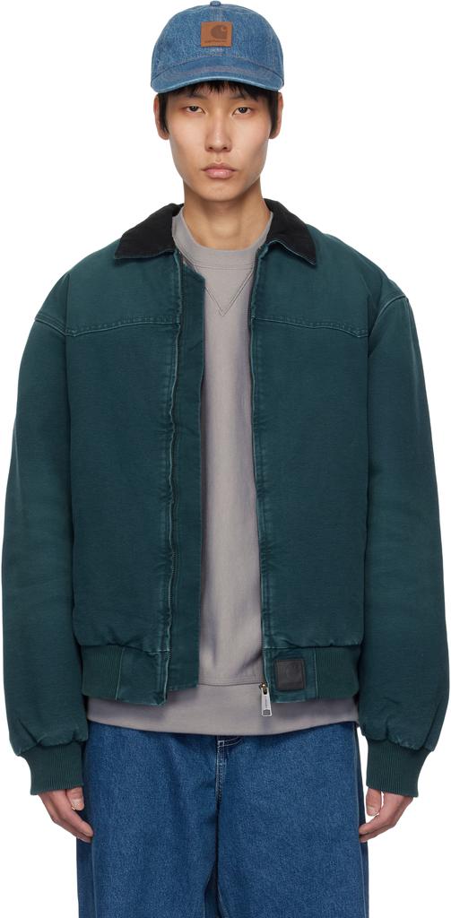 Carhartt WIP Blue OG Santa Fe Jacket - Jackets - BeyondStyle
