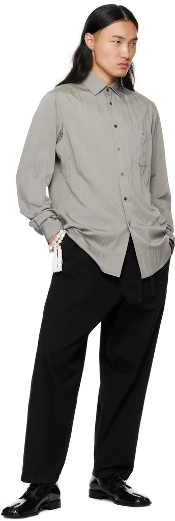 SOSHIOTSUKI Gray Arm Gusset Shirt 4