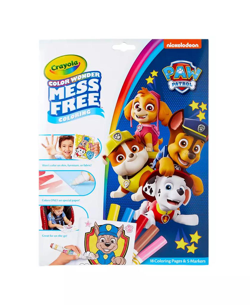 Crayola Color Wonder Mess Free Coloring Pad Markers and Paw Patrol, Pack of 2