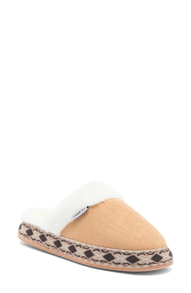 Born Embroidered Faux Shearling Lined Slipper 1