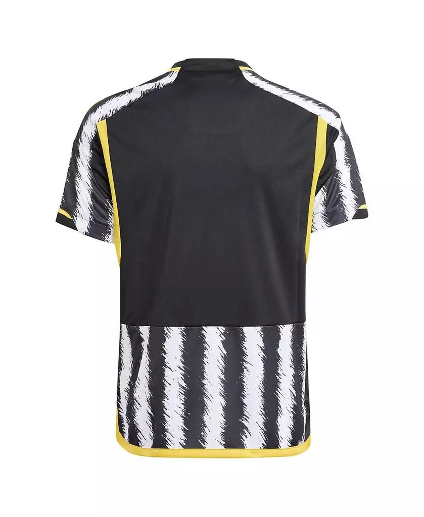 adidas Big Boys and Big Girls Black Juventus 2023/24 Home Replica Jersey 3