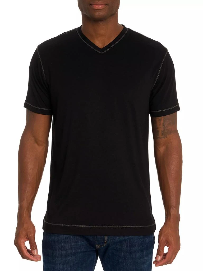 Robert Graham Eastwood V-Neck T-Shirt 1