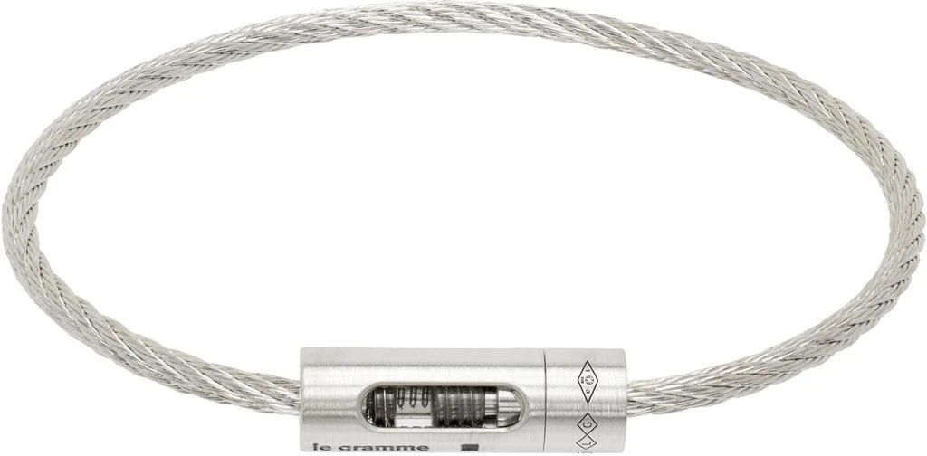 Le Gramme Perforated Cable 
le 8g
 Bracelet