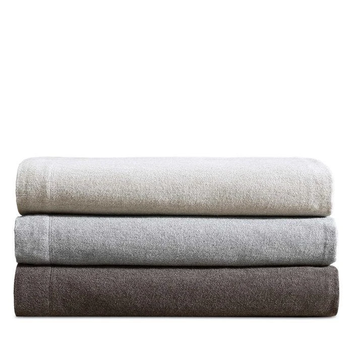 Calvin Klein Melange Flannel 4 Piece Sheet Set, King 7