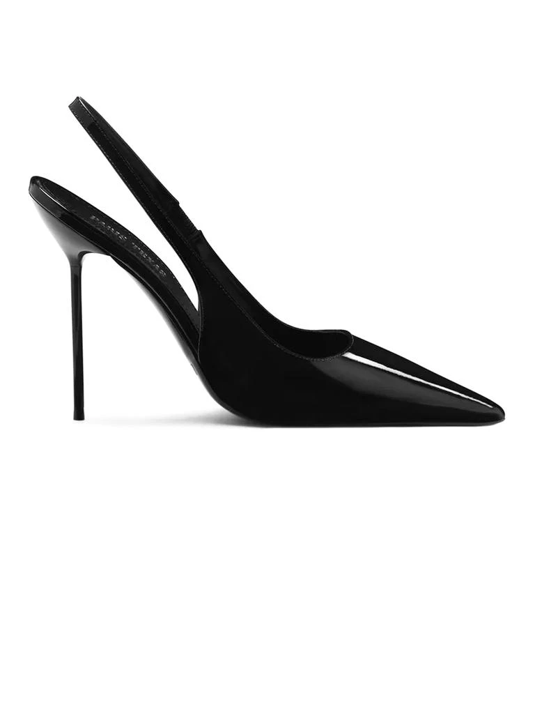 Paris Texas Black Patent Leather Lidia Slingback 1
