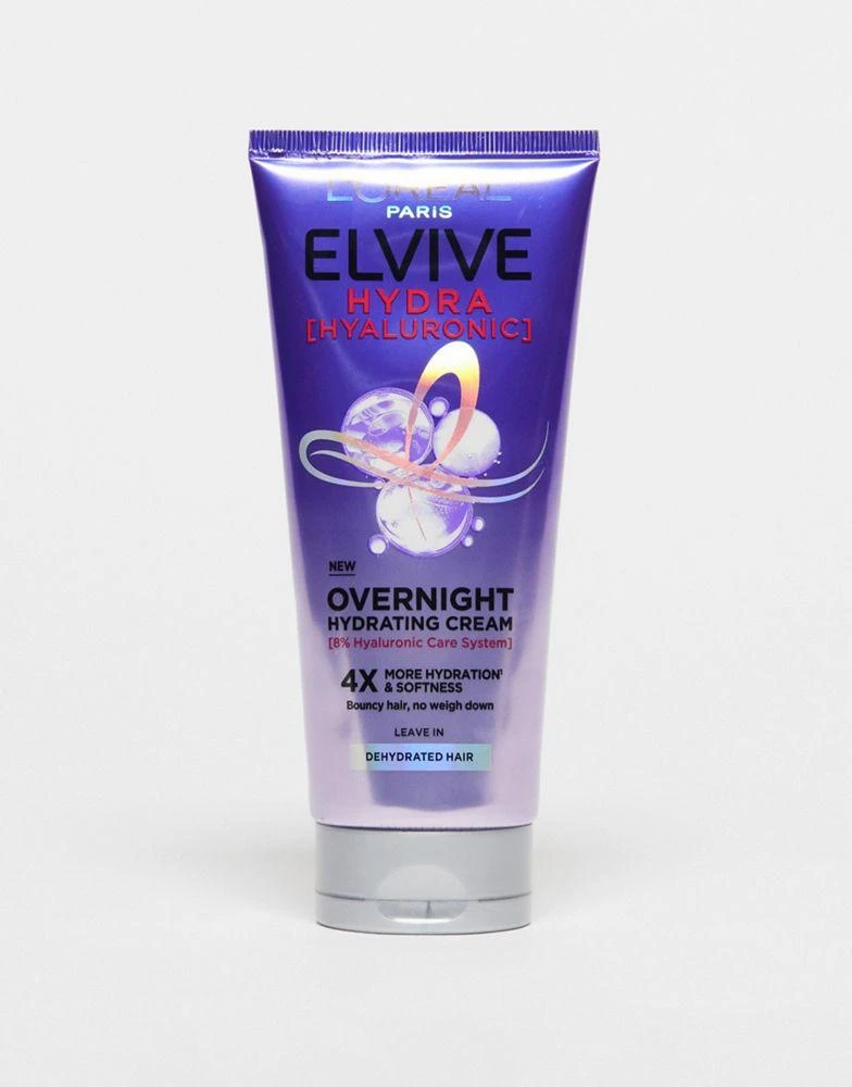 L'Oreal Elvive L'Oreal Elvive Hydra Hyaluronic Acid Overnight Hydrating Cream for Dry Hair, 200ml 1