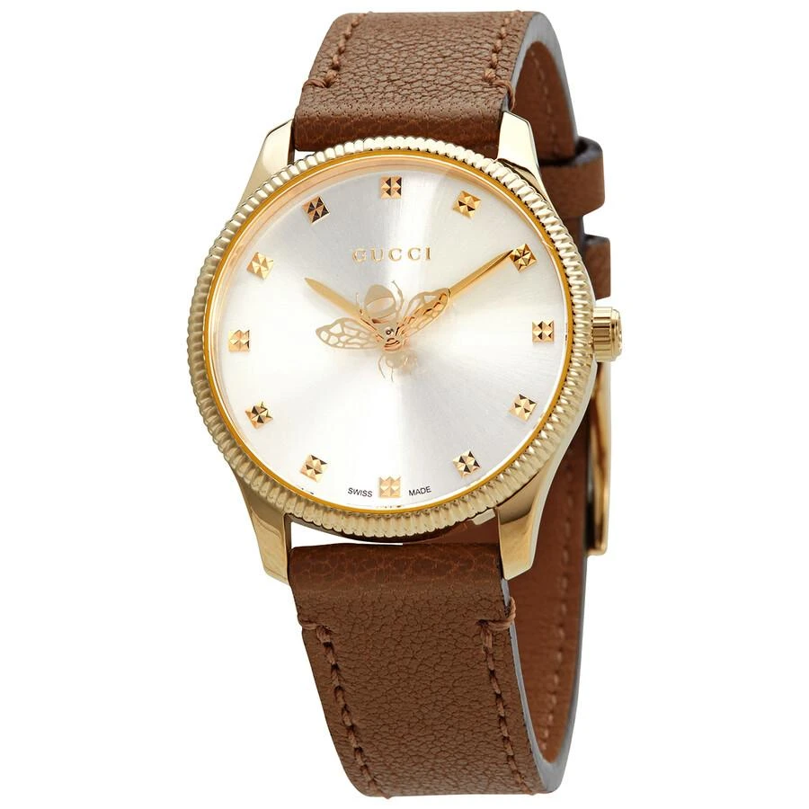 Gucci G-Timeless Quartz Champagne Dial Ladies Watch YA1265022 1