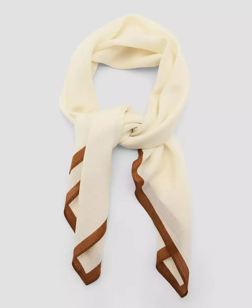 Mango Women
s Wool Pocket Square